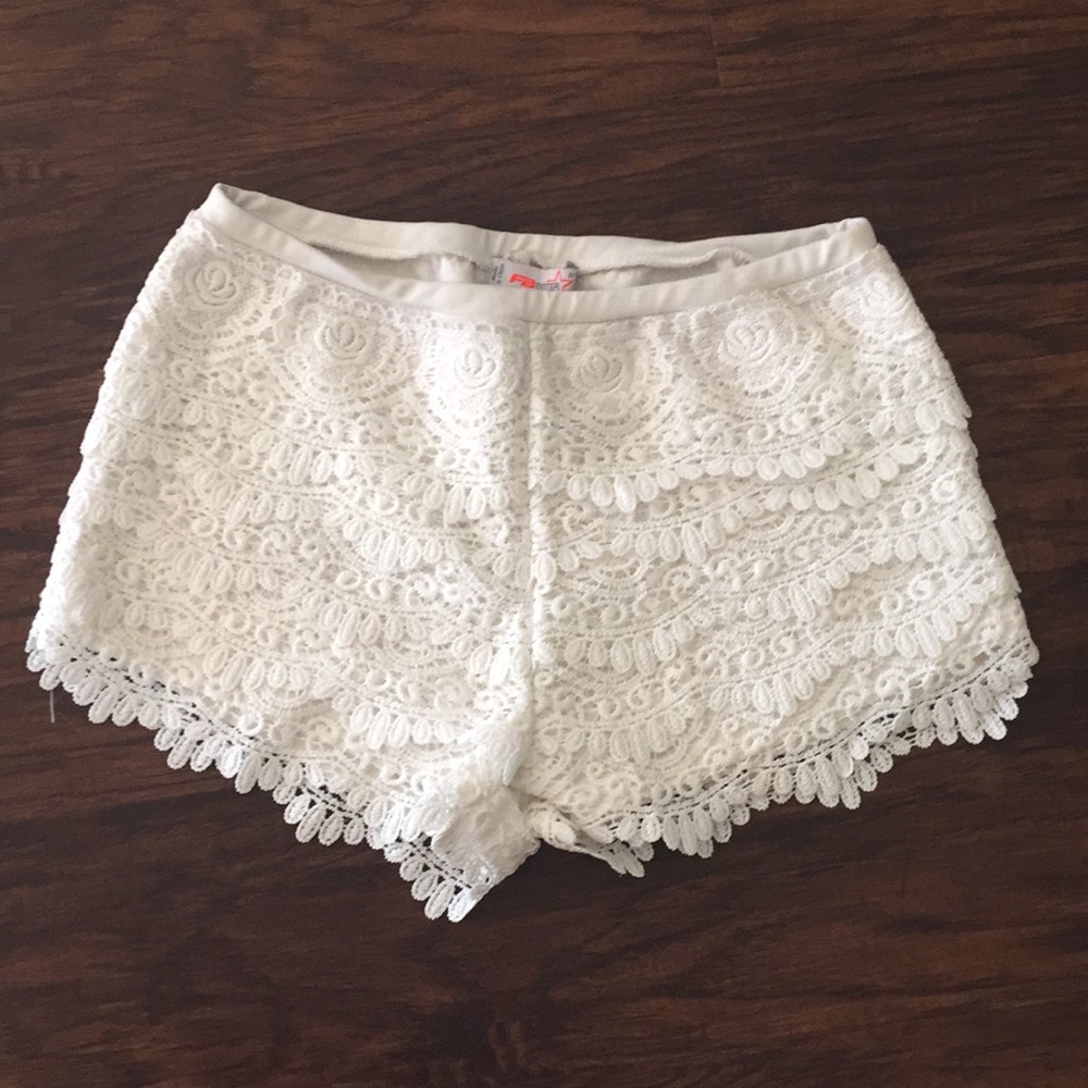 White shorts